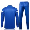 FC Barcelona Sudadera De Entrenamiento Trajes 2022/23 Cuarto-Cremallera Azul Blanca